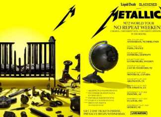 Metallica: Ξεκινάει η ευρωπαϊκή περιοδεία