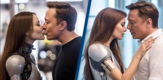Η παράξενη φωτογραφία του “Elon Musk να φιλάει ένα ρομπότ” αφήνει άναυδο το διαδίκτυο