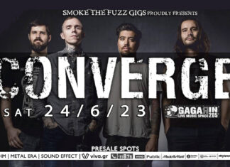 CONVERGE για μία μοναδική ζωντανή εμφάνιση στην Αθήνα