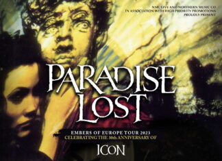 Paradise Lost για 2 Live σε Αθήνα και Θεσσαλονίκη 9 & 10/12
