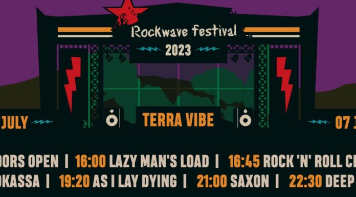 Rockwave Festival: Πρόγραμμα εμφανίσεων 7 – 8 – 9 Ιουλίου