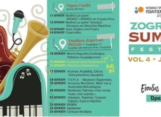 Ζωγράφου Summer Festival vol.4 | Πρόγραμμα συναυλιών