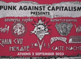 Punk Against Capitalism: Σάββατο 2 Σεπ. πληροφορίες & Line-up