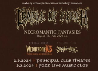 Gradle of filth: Live σε Αθήνα και Θεσσαλονίκη 2 & 3 Μαρτίου 2024