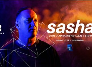 29 Σεπτεμβρίου ο κορυφαίος Dj/ Producer Sasha έρχεται να μας ξεσηκώσει στο μοναδικό Bolivar Beach Club