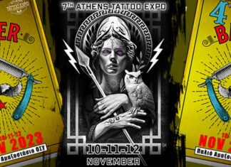 7th Athens Tattoo Expo 4th Athens Barber Expo | 10, 11 & 12 Νοεμβρίου Παλιό Αμαξοστάσιο ΟΣΥ – Γκάζι