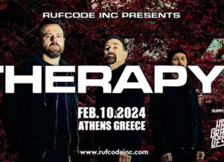 Οι αγαπημένοι του ελληνικού κοινού Therapy? επιστρέφουν στην Αθήνα και το Gagarin 205 το Σάββατο 10 Φεβρουαρίου