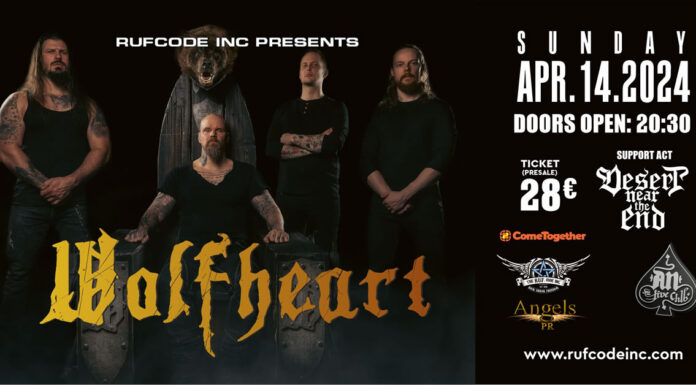 Νέα ημερομηνία: Wolfheart Live @ AN Club | Κυριακή 14 Απριλίου 2024