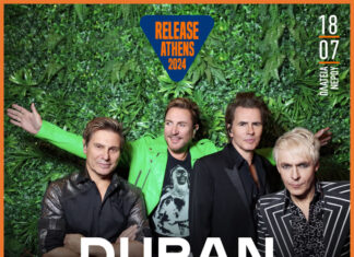 Οι Duran Duran στο Release Athens | Πέμπτη 18 Ιουλίου 2024 Οι Duran Duran στο Release Athens Festival 2024