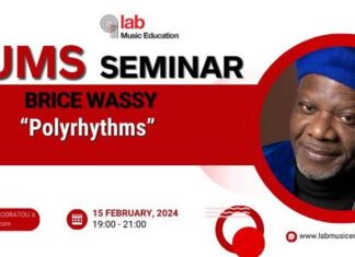 Brice Wassy ‘Polyrhythms’ Drum Clinic: Σεμινάριο στο Lab Music Education Athens 15 Φεβρουαρίου