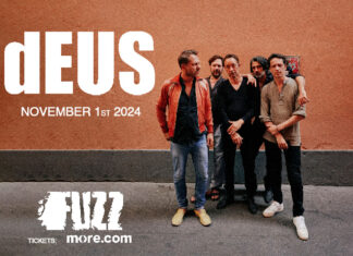 dEUS | Νέα Ημερομηνία και Νέος χώρος | Παρασκευή 1η Νοεμβρίου 2024 | Fuzz Club