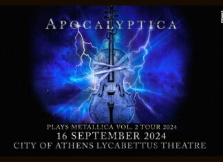 Οι Apocalyptica στις 16 Σεπτεμβρίου έρχονται στο Δημοτικό Θέατρο Λυκαβηττού για να ερμηνεύσουν ζωντανά το “Plays Metallica Vol.2”