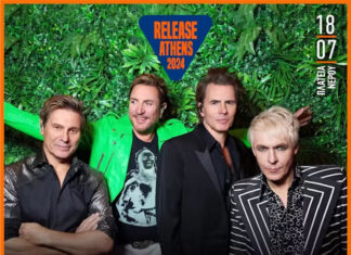 Release Athens 2024 – Duran Duran + JC Stewart – 18/07, Πλατεία Νερού