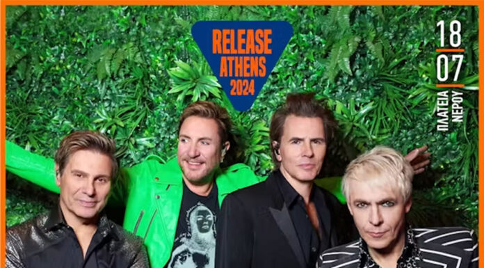 Release Athens 2024 – Duran Duran + JC Stewart – 18/07, Πλατεία Νερού