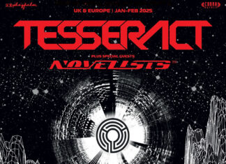 Tesseract + Novelists: Οι πρωτοπόροι του progressive – djent metal, για 2 εμφανίσεις σε Αθήνα & Θεσσαλονίκη | 17 & 18 Ιανουαρίου 2025