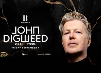 JOHN DIGWEED Μαζί του GPal και Steph Παρασκευή 6 Σεπτεμβρίου 2024 @ Bolivar