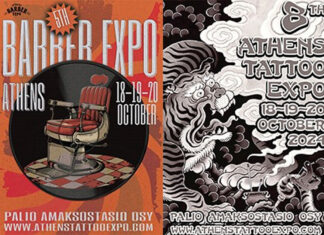 8th Athens Tattoo Expo: Παλιό Αμαξοστάσιο ΟΣΥ, Γκάζι 18,19 & 20 Οκτωβρίου 2024
