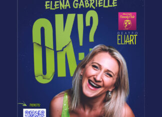 Athens English Comedy Club – Elena Gabrielle ‘OK!?’ | Σάββατο 12/10, στο Θέατρο ELIART