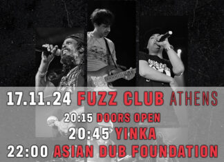 30 years Asian Dub Fountation: 17.11.2024 @ Fuzz Club | Opening act: Yinka | Last details