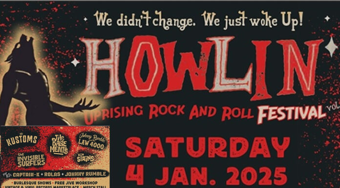 Θεσσαλονίκη: HOWLIN’ rock’n’roll festival vol.1 | Mylos Club 4 Ιανουαρίου 2025 Θεσσαλονίκη: HOWLIN' rock'n'roll festival vol.1