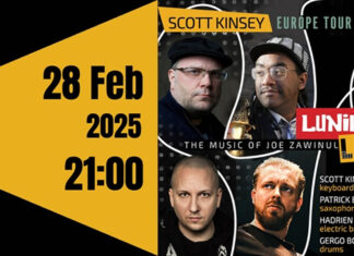 Ο Scott Kinsey επιστρέφει στην Ευρώπη με ένα μεγάλο αφιέρωμα στον θρύλο της Jazz, Joe Zawinul S.Kinsey-H. Feraud-G. Borlai-P. Bartley