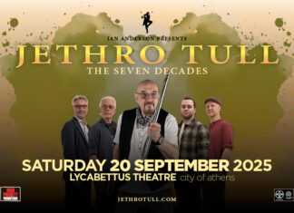 Οι Jethro Tull στο Δημοτικό Θέατρο Λυκαβηττού: Σάββατο 20 Σεπτεμβρίου 2025 JETHRO TULL | THE SEVEN DECADES