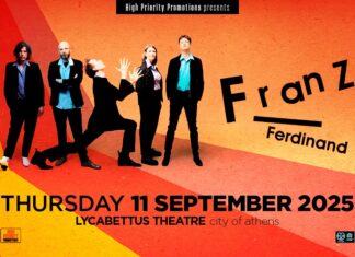 Οι θρυλικοί Franz Ferdinand για μια μοναδική συναυλία την Πέμπτη, 11 Σεπτεμβρίου, στο εμβληματικό Δημοτικό Θέατρο Λυκαβηττού Franz Ferdinand
