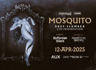 MOSQUITO “DEEP SLUMBER” LIVE PRESENTATION w/ REFLECTION BLACK & CHILDREN OF THE BLACK HOLE – Σάββατο 12 Απριλίου – AUX CLUB