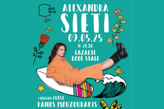 Search ( / ) Η Alexandra Sieti live μαζί με τον Πάνο Μουζουράκη ως Special Guest! | 9/5 @Gazarte Roof Stage