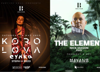 Δύο Μεγάλες Βραδιές στο Bolivar Beach Club: The Mayans w/ The Element & Korolova Captive Soul Tour