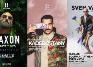 Bolivar Beach Club: 3 Εκρηκτικά Events αυτή την εβδομάδα: Sven Väth • Kadebostany • Mayans w/ Raxon