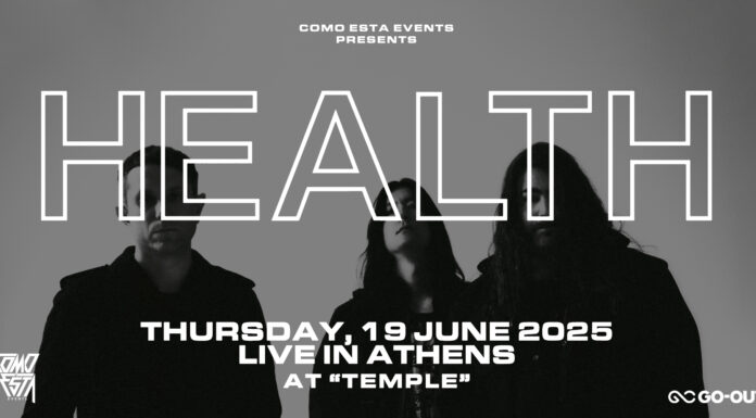 Το πρόγραμμα για την συναυλία των Health στην Αθήνα, τη Πέμπτη 19 Ιουνίου στο Temple Athens Το πρόγραμμα της συναυλίας των Health στην Αθήνα!