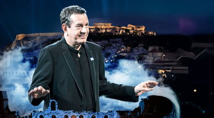 Ο Σταμάτης Σπανουδάκης ατο Ηρώδειο την Παρασκευή 10 Οκτωβρίου 2025 Ο Σταμάτης Σπανουδάκης ατο Ηρώδειο