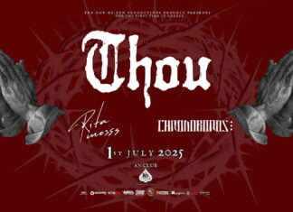 THOU ”Για πρώτη φορά στην Ελλάδα”! | Special guests: Rita Mosss + Chronoboros | 1 Ιουλίου 2025 | An Club