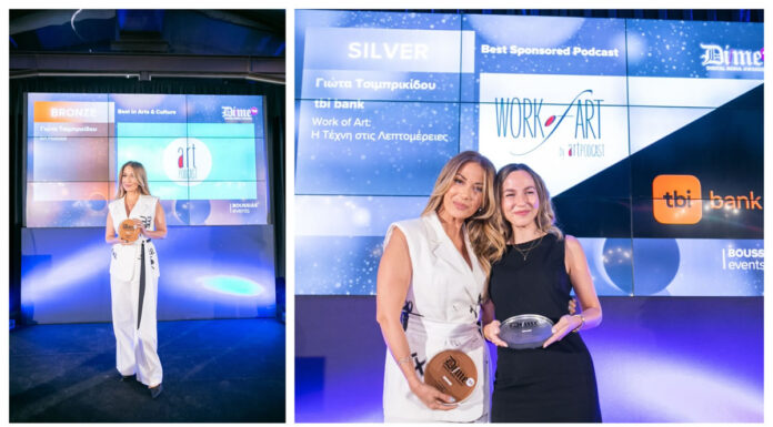 Δύο ακόμα βραβεία για το Artpodcast της Γιώτας Τσιμπρικίδου