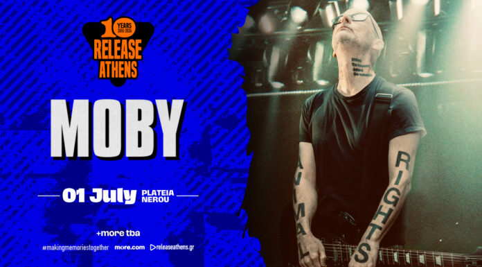Release Athens 2026 – Moby & more tba – 1.7.2026, Πλατεία Νερού Release Athens 2026 - Moby & more tba - 1.7.2026, Πλατεία Νερού