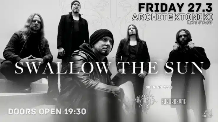 Swallow the Sun – Ζωντανά στην Αθήνα μετά από 10 Χρόνια