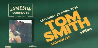 Tom Smith (Editors) Live in Athens | 25 Απριλίου 2026 | Gagarin 205