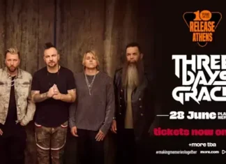 Οι Three Days Grace για πρώτη φορά στην Ελλάδα! | Ξεκίνησε η προπώληση
