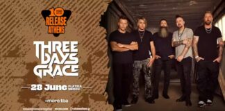 Three Days Grace στο Release Athens 2026 – Κυριακή 28 Ιουνίου στην Πλατεία Νερού