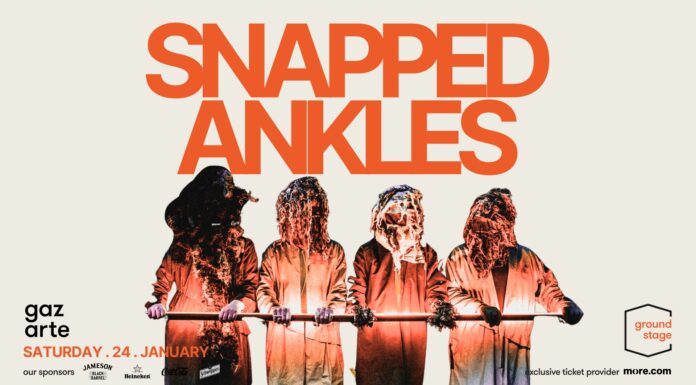 Snapped Ankles στην Αθήνα: Το παρανοϊκό τελετουργικό eco-punk show στο Gazarte