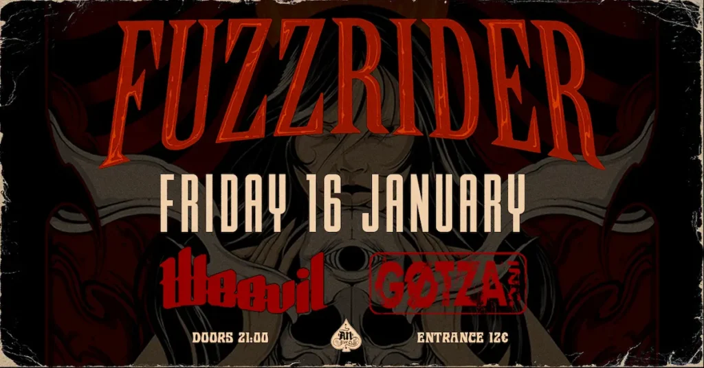 FUZZRIDER στο AN Club: Raw Rock 'n' Roll, Blues και Νέο Υλικό