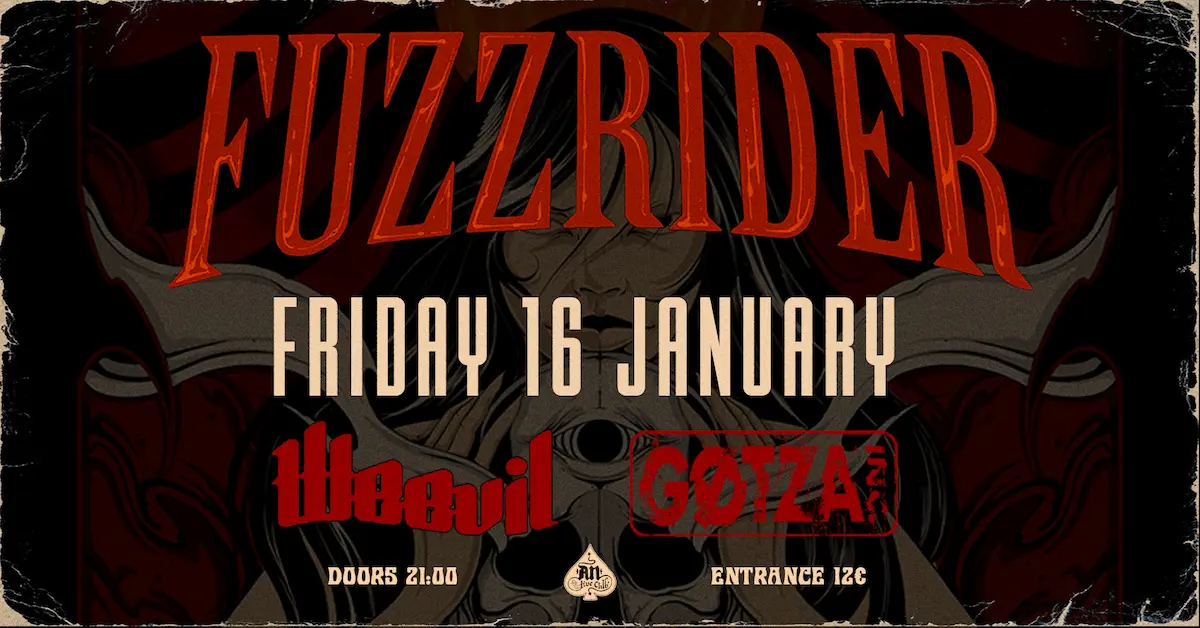 FUZZRIDER στο AN Club: Raw Rock 'n' Roll, Blues και Νέο Υλικό