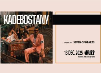 KADEBOSTANY σήμερα, 13 Δεκεμβρίου στο Fuzz Club – LAST DETAILS | Opening Act: Seven of Hearts