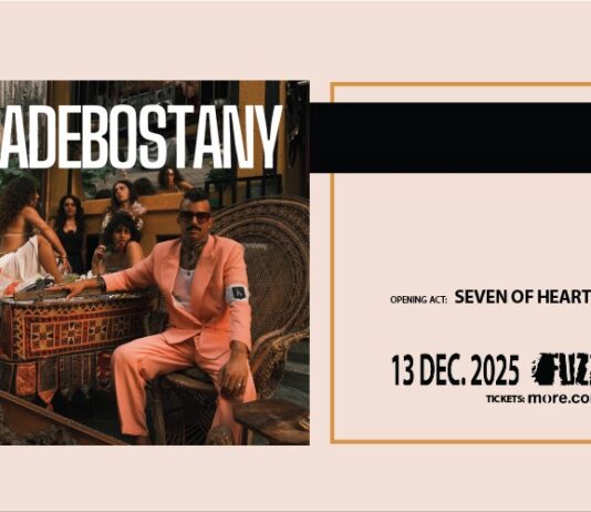 KADEBOSTANY σήμερα, 13 Δεκεμβρίου στο Fuzz Club – LAST DETAILS | Opening Act: Seven of Hearts