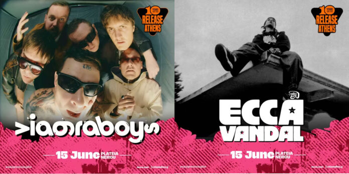 Release Athens 2026: Limp Bizkit, Viagra Boys & Ecca Vandal στην Πλατεία Νερού