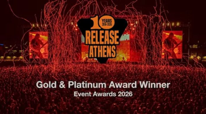 Release Athens: Χρυσό και Πλατινένιο στα Event Awards 2026 για τα 10 χρόνια προσφοράς στον Πολιτισμό Release Athens Event Awards 2026