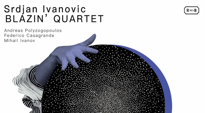 «Cosmogonie»: Το νέο άλμπουμ των Blazin’ Quartet είναι ένα ενιαίο μουσικό ταξίδι Blazin' Quartet Cosmogonie album cover Srdjan Ivanovic