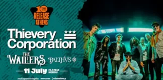 Οι Thievery Corporation στο επετειακό Release Athens 2026: Μαζί τους The Wailers & Balthvs Thievery Corporation Release Athens 2026