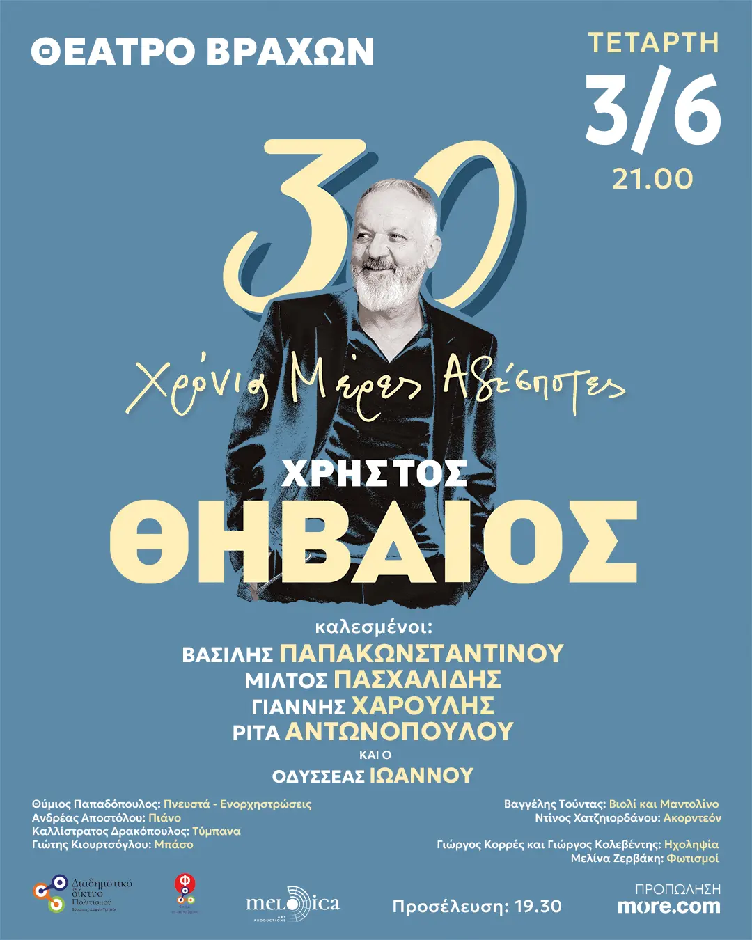 Χρήστος Θηβαίος Θέατρο Βράχων